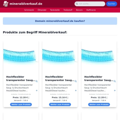 Screenshot mineralölverkauf.de