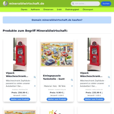 Screenshot mineralölwirtschaft.de