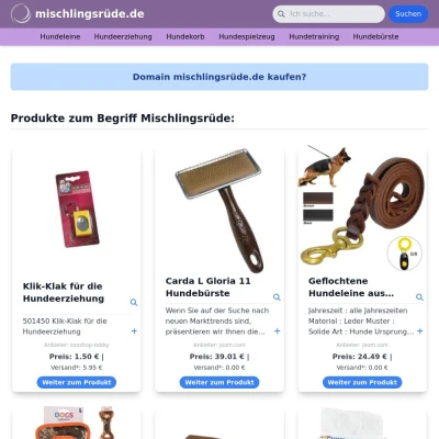 Screenshot mischlingsrüde.de