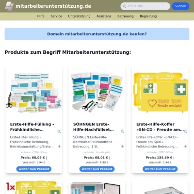 Screenshot mitarbeiterunterstützung.de
