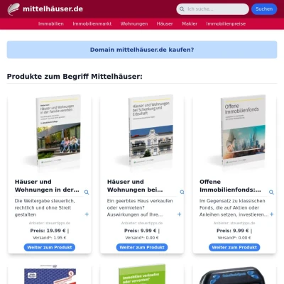 Screenshot mittelhäuser.de