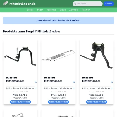 Screenshot mittelständer.de