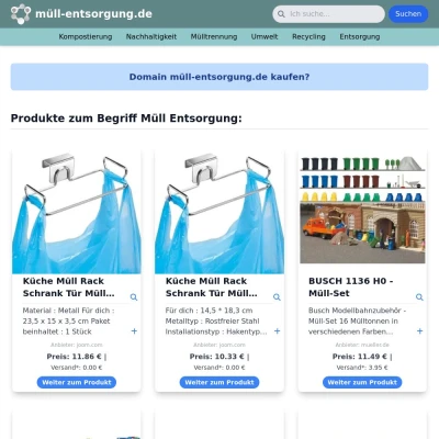 Screenshot müll-entsorgung.de