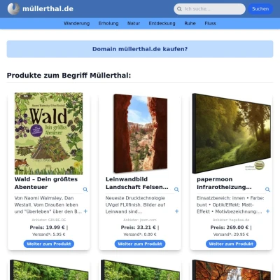Screenshot müllerthal.de