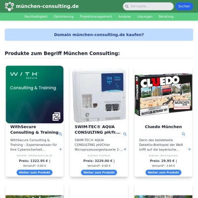 Screenshot münchen-consulting.de