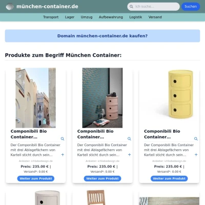 Screenshot münchen-container.de