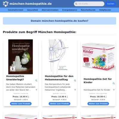 Screenshot münchen-homöopathie.de