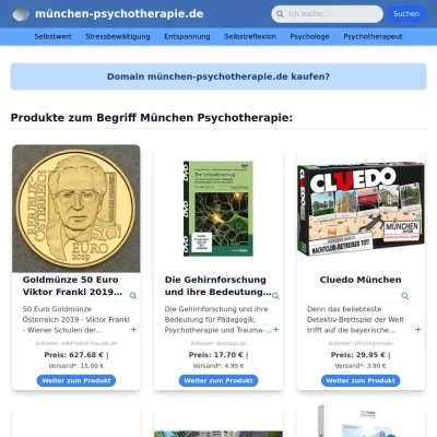 Screenshot münchen-psychotherapie.de