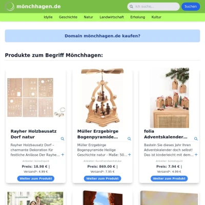 Screenshot mönchhagen.de