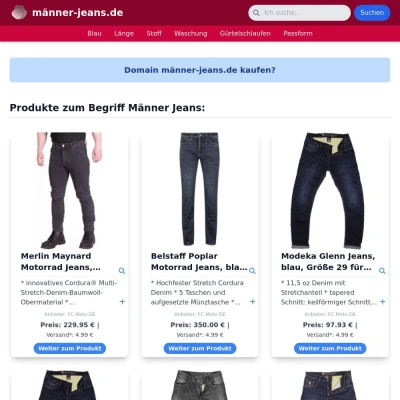 Screenshot männer-jeans.de