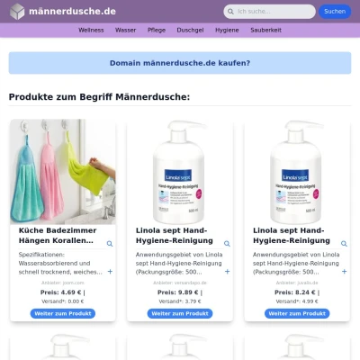 Screenshot männerdusche.de