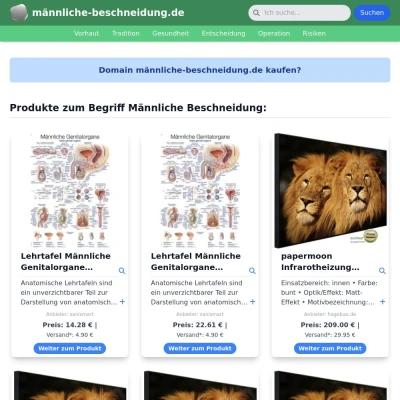 Screenshot männliche-beschneidung.de