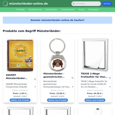 Screenshot münsterländer-online.de