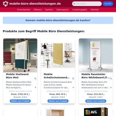 Screenshot mobile-büro-dienstleistungen.de