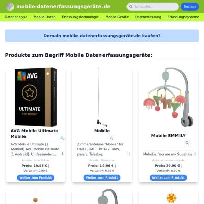 Screenshot mobile-datenerfassungsgeräte.de