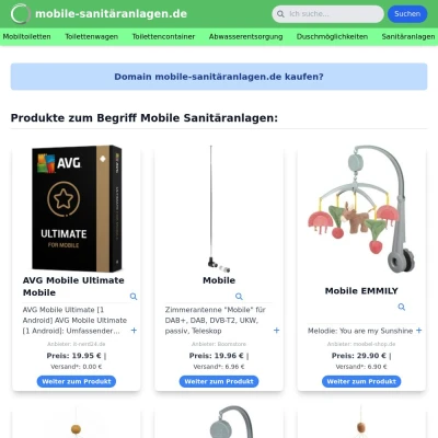 Screenshot mobile-sanitäranlagen.de