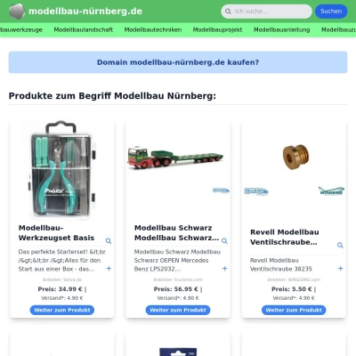 Screenshot modellbau-nürnberg.de