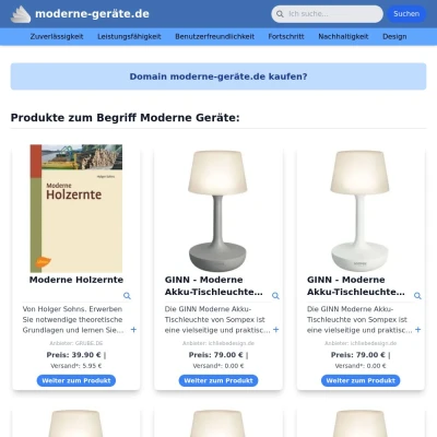 Screenshot moderne-geräte.de