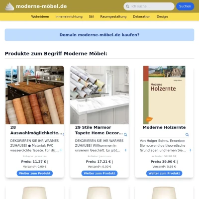 Screenshot moderne-möbel.de