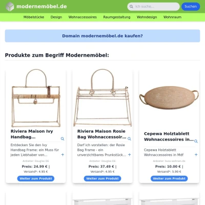 Screenshot modernemöbel.de