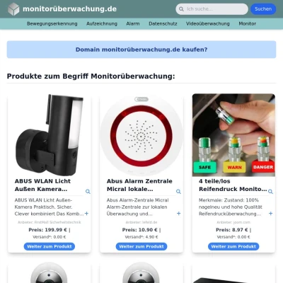 Screenshot monitorüberwachung.de