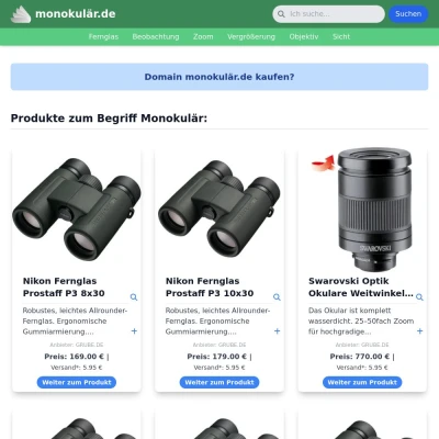 Screenshot monokulär.de