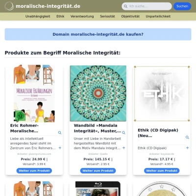 Screenshot moralische-integrität.de