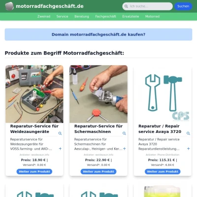 Screenshot motorradfachgeschäft.de