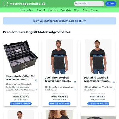 Screenshot motorradgeschäfte.de