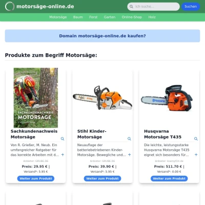 Screenshot motorsäge-online.de