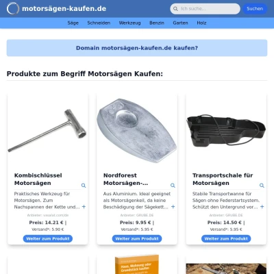 Screenshot motorsägen-kaufen.de