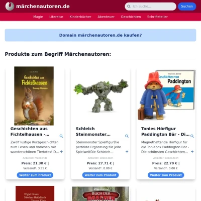 Screenshot märchenautoren.de