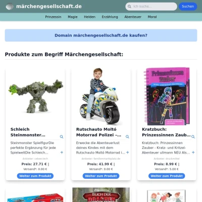 Screenshot märchengesellschaft.de