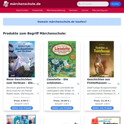 Screenshot märchenschule.de