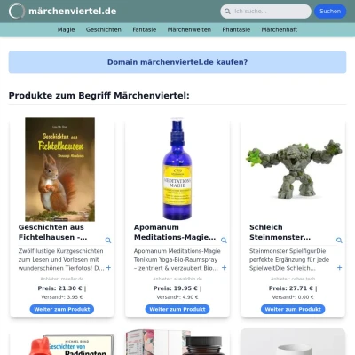 Screenshot märchenviertel.de