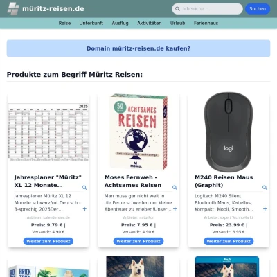 Screenshot müritz-reisen.de