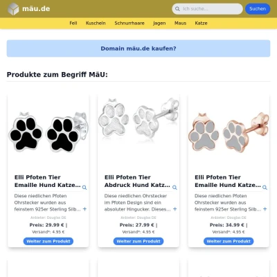 Screenshot mäu.de