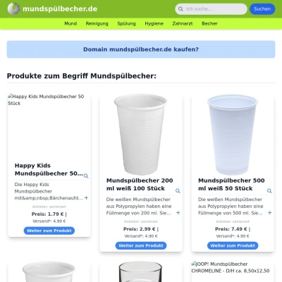 Screenshot mundspülbecher.de