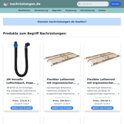 Screenshot nachrüstungen.de