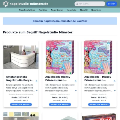 Screenshot nagelstudio-münster.de