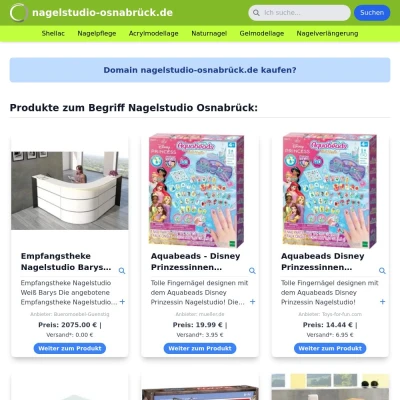 Screenshot nagelstudio-osnabrück.de