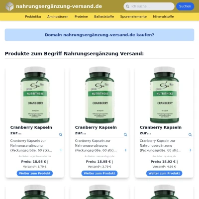 Screenshot nahrungsergänzung-versand.de