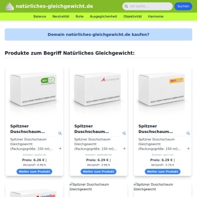Screenshot natürliches-gleichgewicht.de