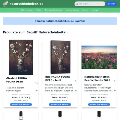 Screenshot naturschönheiten.de