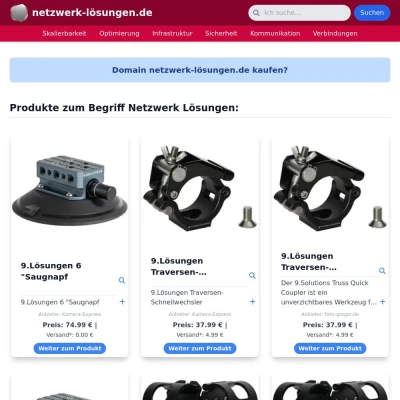 Screenshot netzwerk-lösungen.de