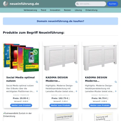 Screenshot neueinführung.de