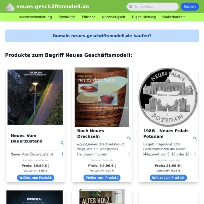 Screenshot neues-geschäftsmodell.de