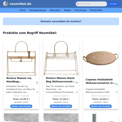 Screenshot neumöbel.de