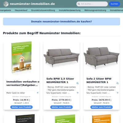 Screenshot neumünster-immobilien.de