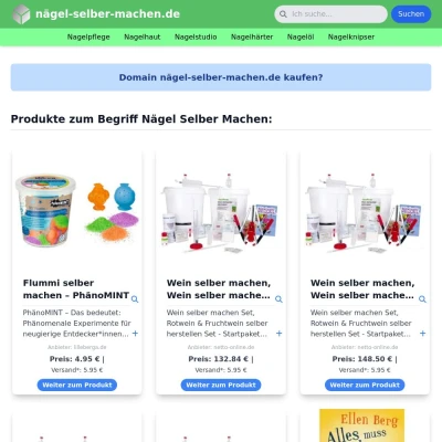 Screenshot nägel-selber-machen.de